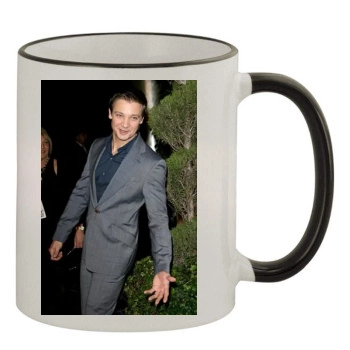 Jeremy Renner 11oz Colored Rim & Handle Mug