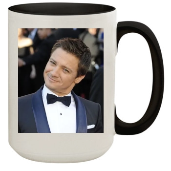 Jeremy Renner 15oz Colored Inner & Handle Mug