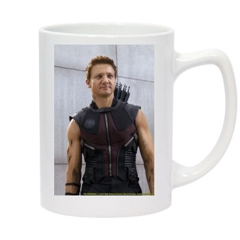 Jeremy Renner 14oz White Statesman Mug