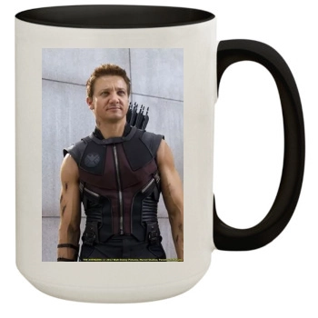 Jeremy Renner 15oz Colored Inner & Handle Mug