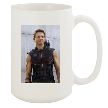 Jeremy Renner 15oz White Mug