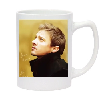 Jeremy Renner 14oz White Statesman Mug