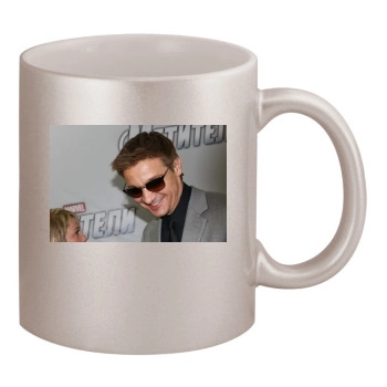 Jeremy Renner 11oz Metallic Silver Mug