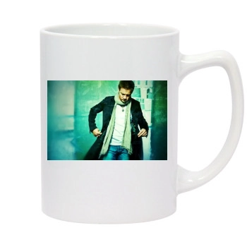 Jeremy Renner 14oz White Statesman Mug