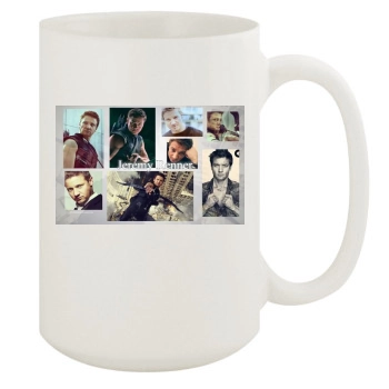 Jeremy Renner 15oz White Mug