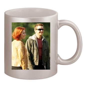 Jeremy Renner 11oz Metallic Silver Mug