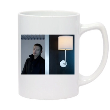 Jeremy Renner 14oz White Statesman Mug