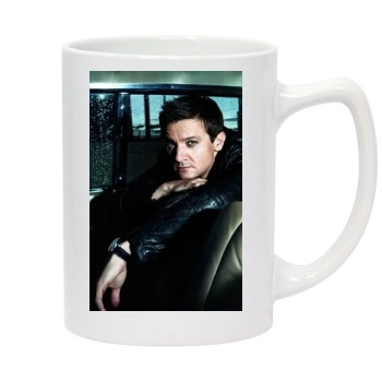 Jeremy Renner 14oz White Statesman Mug