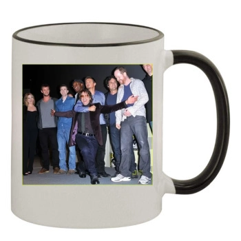 Jeremy Renner 11oz Colored Rim & Handle Mug