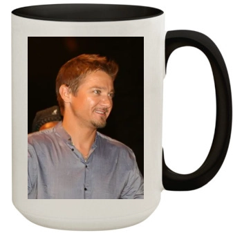 Jeremy Renner 15oz Colored Inner & Handle Mug