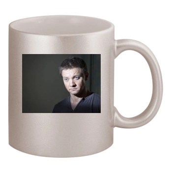 Jeremy Renner 11oz Metallic Silver Mug