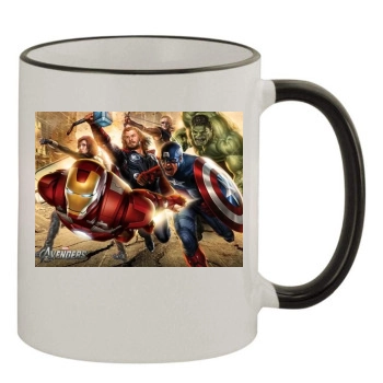 Jeremy Renner 11oz Colored Rim & Handle Mug