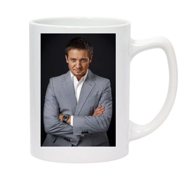 Jeremy Renner 14oz White Statesman Mug