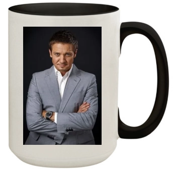 Jeremy Renner 15oz Colored Inner & Handle Mug