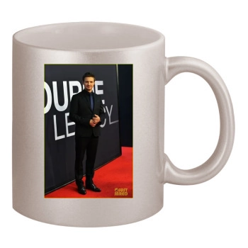 Jeremy Renner 11oz Metallic Silver Mug