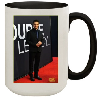 Jeremy Renner 15oz Colored Inner & Handle Mug