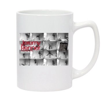 Jeremy Renner 14oz White Statesman Mug