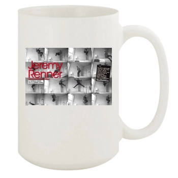 Jeremy Renner 15oz White Mug