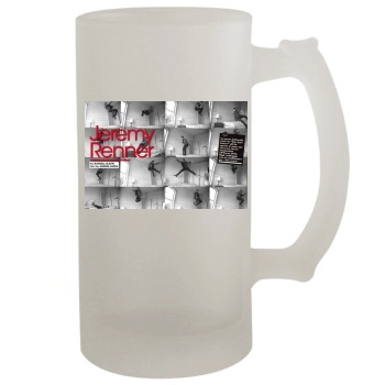 Jeremy Renner 16oz Frosted Beer Stein