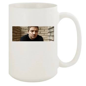 Jeremy Renner 15oz White Mug