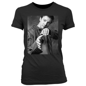 Jeremy Renner Women's Junior Cut Crewneck T-Shirt