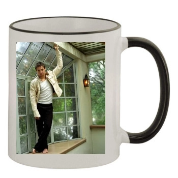 Jeremy Renner 11oz Colored Rim & Handle Mug