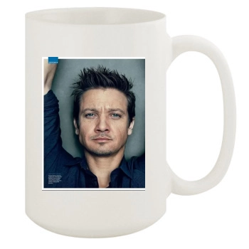 Jeremy Renner 15oz White Mug