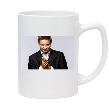 Jeremy Renner 14oz White Statesman Mug