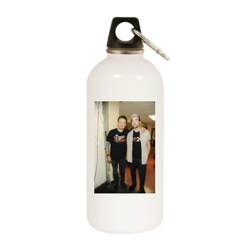 Jeremy Renner White Water Bottle With Carabiner