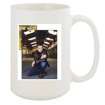 Jeremy Renner 15oz White Mug