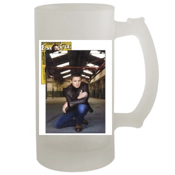 Jeremy Renner 16oz Frosted Beer Stein