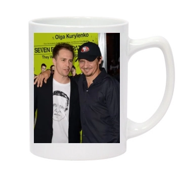 Jeremy Renner 14oz White Statesman Mug