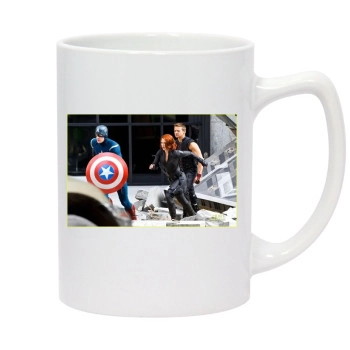 Jeremy Renner 14oz White Statesman Mug