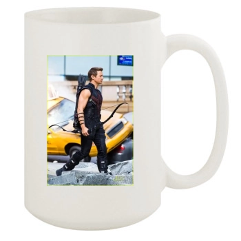 Jeremy Renner 15oz White Mug