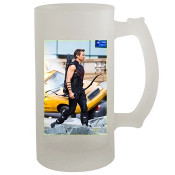 Jeremy Renner 16oz Frosted Beer Stein