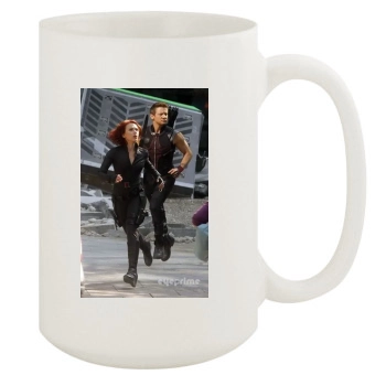 Jeremy Renner 15oz White Mug