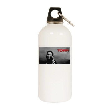 Jeremy Renner White Water Bottle With Carabiner