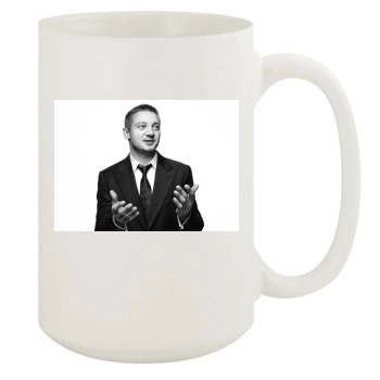 Jeremy Renner 15oz White Mug