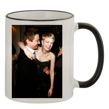 Jeremy Renner 11oz Colored Rim & Handle Mug