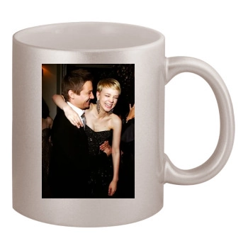 Jeremy Renner 11oz Metallic Silver Mug