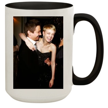 Jeremy Renner 15oz Colored Inner & Handle Mug