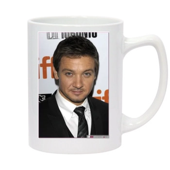 Jeremy Renner 14oz White Statesman Mug