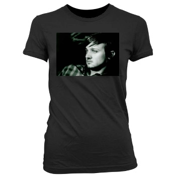 Jeremy Renner Women's Junior Cut Crewneck T-Shirt