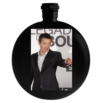 Jeremy Renner Round Flask