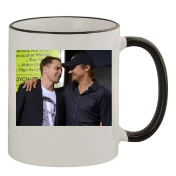 Jeremy Renner 11oz Colored Rim & Handle Mug