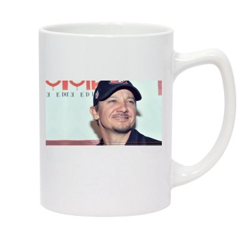 Jeremy Renner 14oz White Statesman Mug