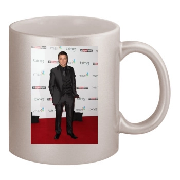 Jeremy Renner 11oz Metallic Silver Mug