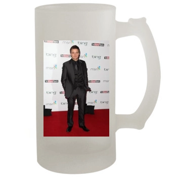 Jeremy Renner 16oz Frosted Beer Stein