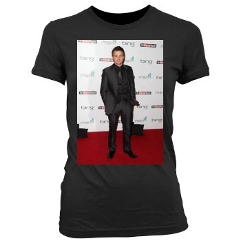 Jeremy Renner Women's Junior Cut Crewneck T-Shirt