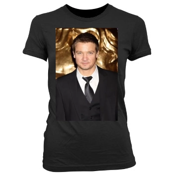 Jeremy Renner Women's Junior Cut Crewneck T-Shirt